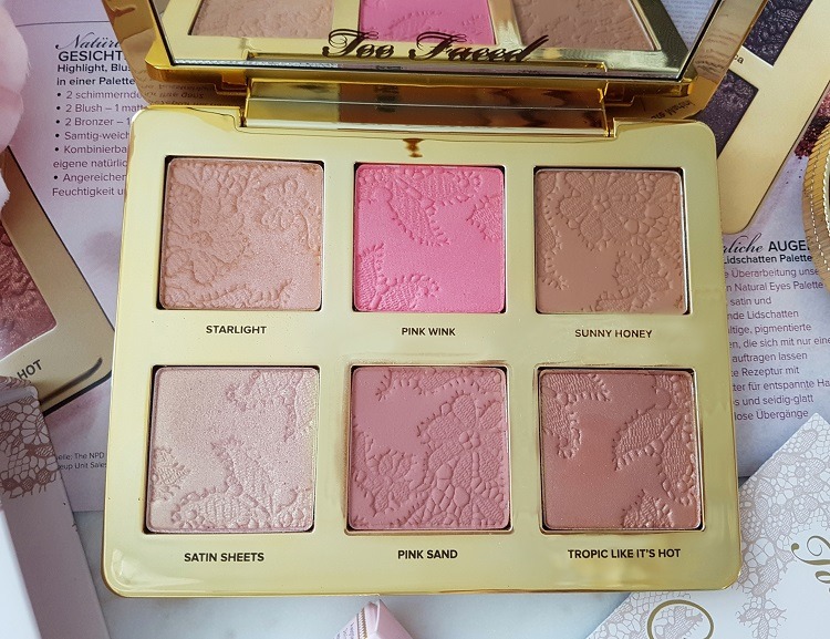 Too Faced Natural Face Palette  Swatches + Face & Eye Tutorial 